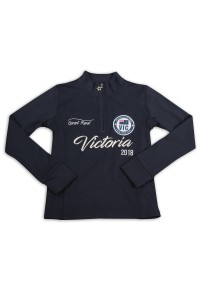 W211 Design Half Chest Zipper Sweatshirt Long Sleeve Collar Finger Male Hole Functional Sweatshirt Manufacturer detail view-10